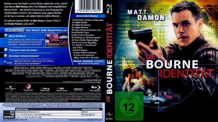 poster BOURNE1 - Die Bourne Identität  (2002)